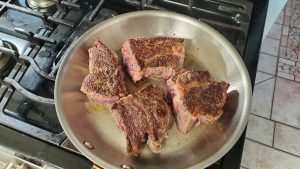 Beef cooking