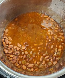 Beans after cooking