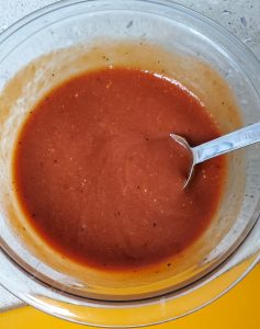 Tomato sauce mixture